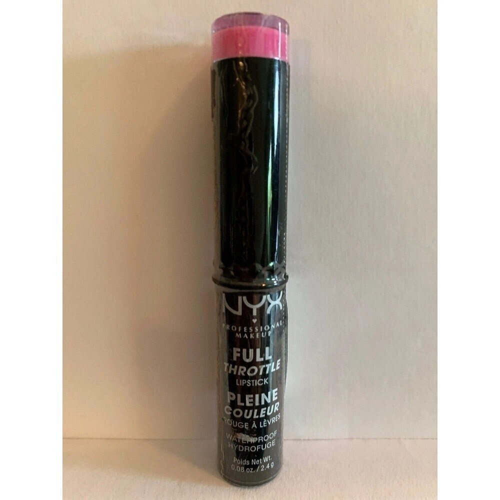 NYX Full Throttle Lipstick Waterproof color FTLS02 Lethal Kiss Full SZ New Seale - Picture 2 of 3